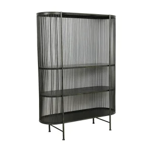 Kast YINTHE – 119x40x161cm – Zwart Kast YINTHE – 119x40x161cm – Zwart