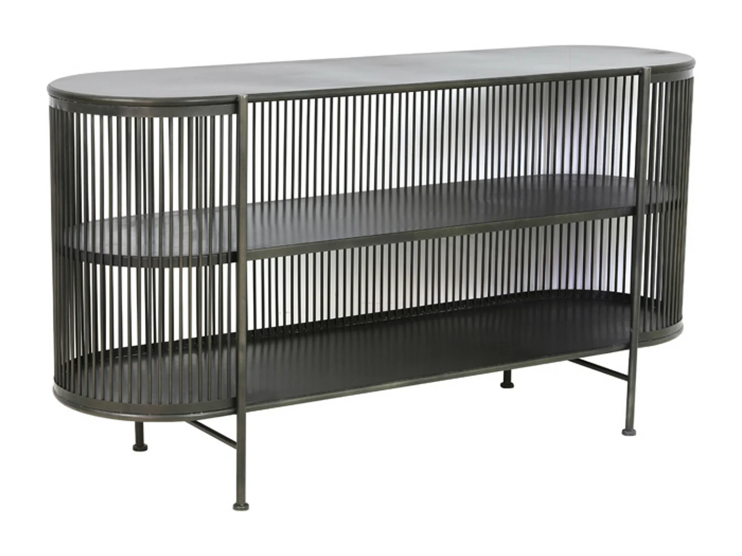 Kast YINTHE - 149x40x80cm - Zwart
