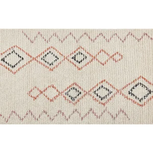 Katoenen Vloerkleed beige 80 x 150 cm GUWAHATI