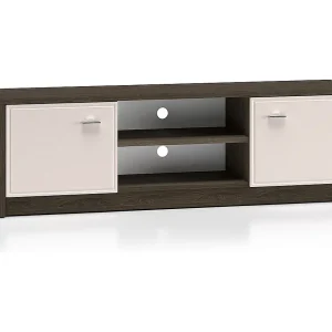 Kaius Kasjmier en Donker Hout 2-deurs TV-meubel 160 cm Kaius Kasjmier en Donker Hout 2-deurs TV-meubel 160 cm