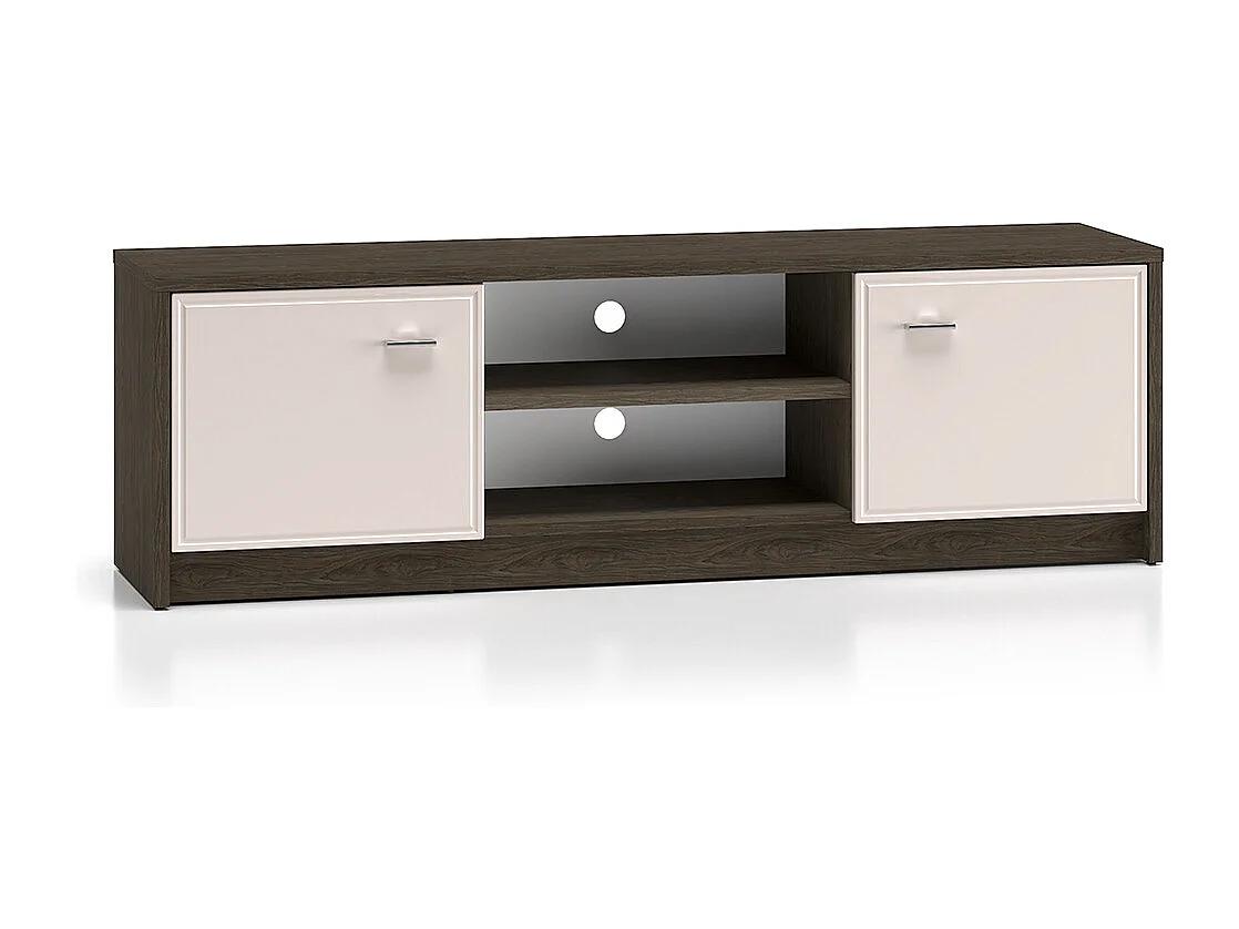 Kaius Kasjmier en Donker Hout 2-deurs TV-meubel 160 cm