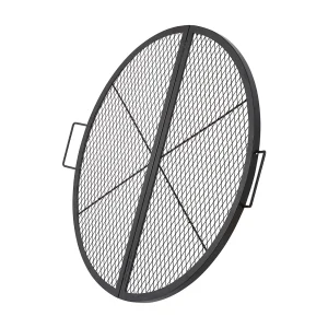 Kamplsrooster SucceBuy Ronde Vouwbaar 91CM, Robust Staal X-Marks Kamplsrooster SucceBuy Ronde Vouwbaar 91CM, Robust Staal X-Marks