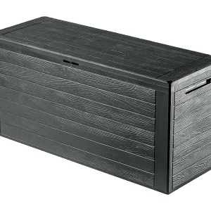 KADAX Tuinkist, opbergdoos van kunststof, tuinkist voor het opbergen van kussens, kinderspeelgoed en zitkussens, tuinbox voor tuin en terras (280 liter, antraciet) KADAX Tuinkist, opbergdoos van kunststof, tuinkist voor het opbergen van kussens, kinderspeelgoed en zitkussens, tuinbox voor tuin en terras (280 liter, antraciet)