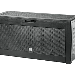 KADAX Tuinkist, 119 x 48 x 60 cm, opbergdoos van kunststof, 310 l tuinkist voor het opbergen van kussens, kinderspeelgoed en zitkussens (310 l, antraciet) KADAX Tuinkist, 119 x 48 x 60 cm, opbergdoos van kunststof, 310 l tuinkist voor het opbergen van kussens, kinderspeelgoed en zitkussens (310 l, antraciet)