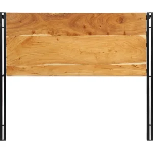 Hoofdeinde 120 cm massief hout acacia en ijzer Hoofdeinde 120 cm massief hout acacia en ijzer