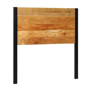 Hoofdeinde 100 cm massief hout acaciahout en ijzer Hoofdeinde 100 cm massief hout acaciahout en ijzer