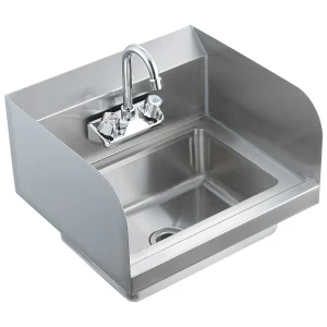 Inox-Wasserbak SucceBuy, 43 x 33cm, NSF-gecertificeerd, Wandmontage, voor Restaurant Inox-Wasserbak SucceBuy, 43 x 33cm, NSF-gecertificeerd, Wandmontage, voor Restaurant