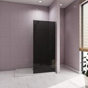 Inloopdouche met zwarte beschermfolie,120x200cm hoog,8mm EasyClean veiligheidsglas,Stabilisatiestang N-Form:90cm,glanzend chroom profiel Inloopdouche met zwarte beschermfolie,120x200cm hoog,8mm EasyClean veiligheidsglas,Stabilisatiestang N-Form:90cm,glanzend chroom profiel