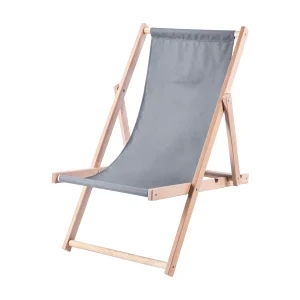 KADAX Ligstoel, strandstoel van hout, zonnebed tot 120 kg, ligstoel van beukenhout, houten klapstoelen, strandstoel, klapstoel voor strand, houten ligstoel (grijs) KADAX Ligstoel, strandstoel van hout, zonnebed tot 120 kg, ligstoel van beukenhout, houten klapstoelen, strandstoel, klapstoel voor strand, houten ligstoel (grijs)