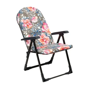 KADAX Tuinstoel met verstelbare rugleuning, relaxstoel van gepoedercoate stalen constructie, klapstoel met draagvermogen tot 110 kg, ligstoel met kussen (S ovaal, KADAX Tuinstoel met verstelbare rugleuning, relaxstoel van gepoedercoate stalen constructie, klapstoel met draagvermogen tot 110 kg, ligstoel met kussen (S ovaal,