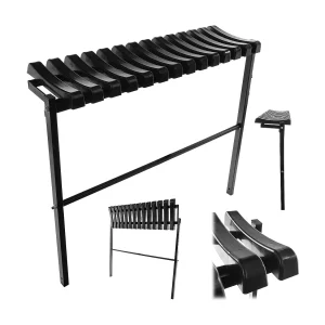 KADAX Begraafbank 91 cm, tuinbank met inklapbare constructie, ruimtebesparende zitbank voor buiten, bank van staal en kunststof voor tuin en begraafplaats KADAX Begraafbank 91 cm, tuinbank met inklapbare constructie, ruimtebesparende zitbank voor buiten, bank van staal en kunststof voor tuin en begraafplaats