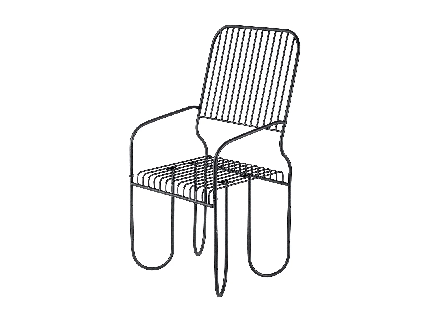 KADAX Moderne tuinbank, zitbank van gepoedercoat staal, bank in modulesysteem, weerbestendige metalen bank voor tuin, park, terras (50 cm / met rugleuning)