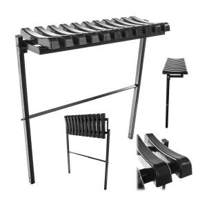 KADAX Friedhofsbank 72,5 cm, tuinbank met inklapbare constructie, ruimtebesparende zitbank voor buiten, bank van staal en kunststof voor tuin en begraafplaats KADAX Friedhofsbank 72,5 cm, tuinbank met inklapbare constructie, ruimtebesparende zitbank voor buiten, bank van staal en kunststof voor tuin en begraafplaats