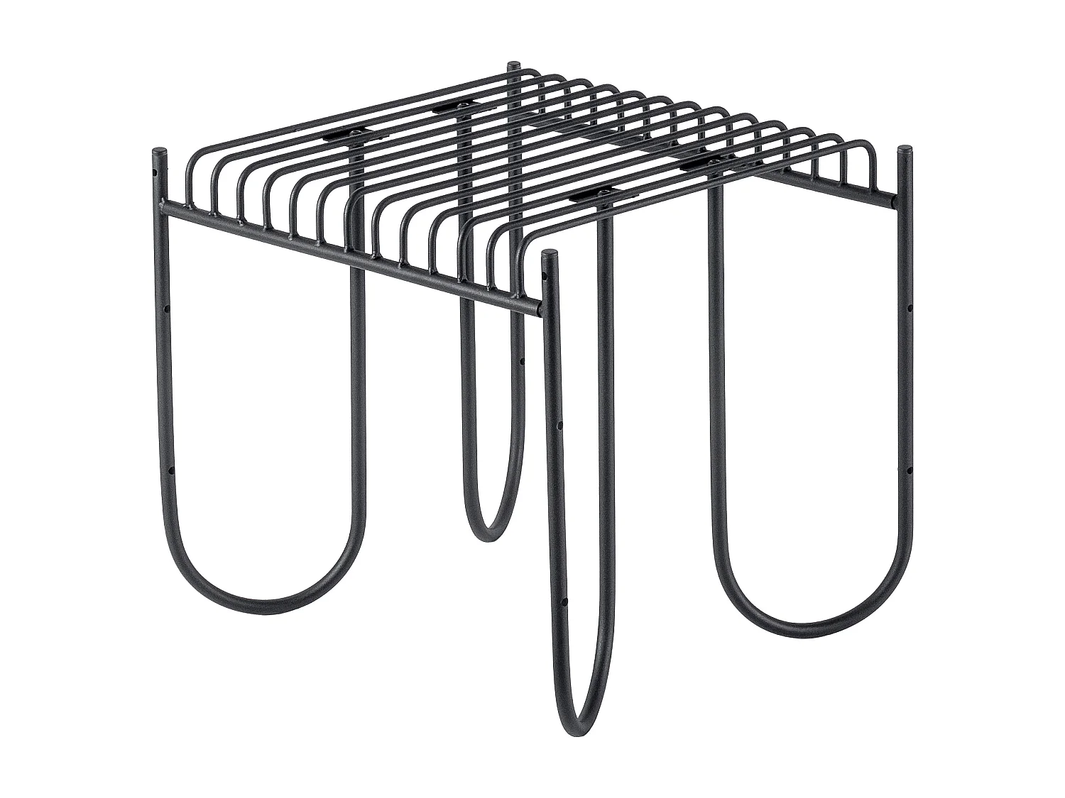 KADAX Moderne tuinbank, zitbank van gepoedercoat staal, bank in modulesysteem, weerbestendige metalen bank voor tuin, park, terras (50 cm / zonder rugleuning)