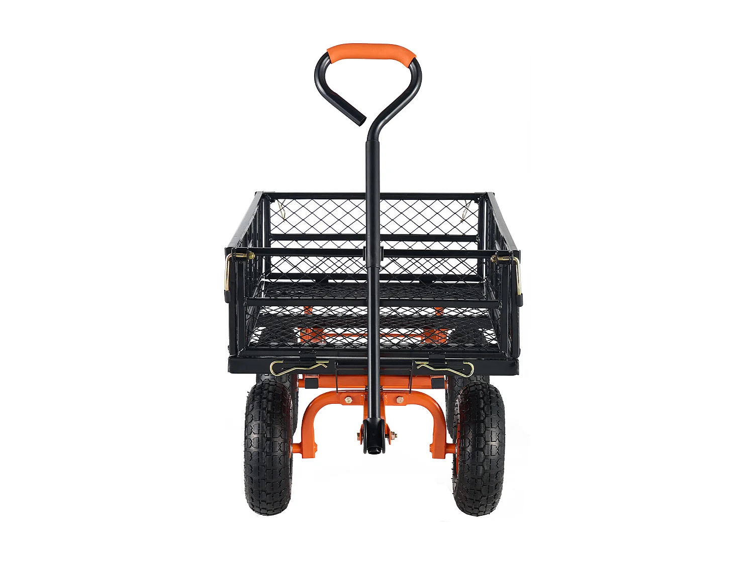 Kantelbare Emmerwagen SucceBuy Rolkar Tuinkiepwagen - Zware Metalen Tuinkar, Capaciteit 181.43 kg