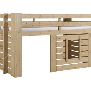 Hoogslaper 90×200 cm licht hout Olivier