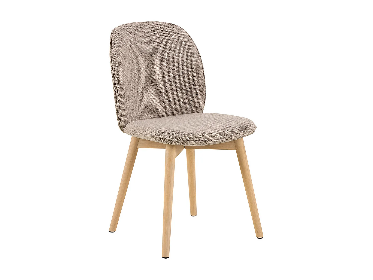 inky eetkamerstoel bouclé beige.