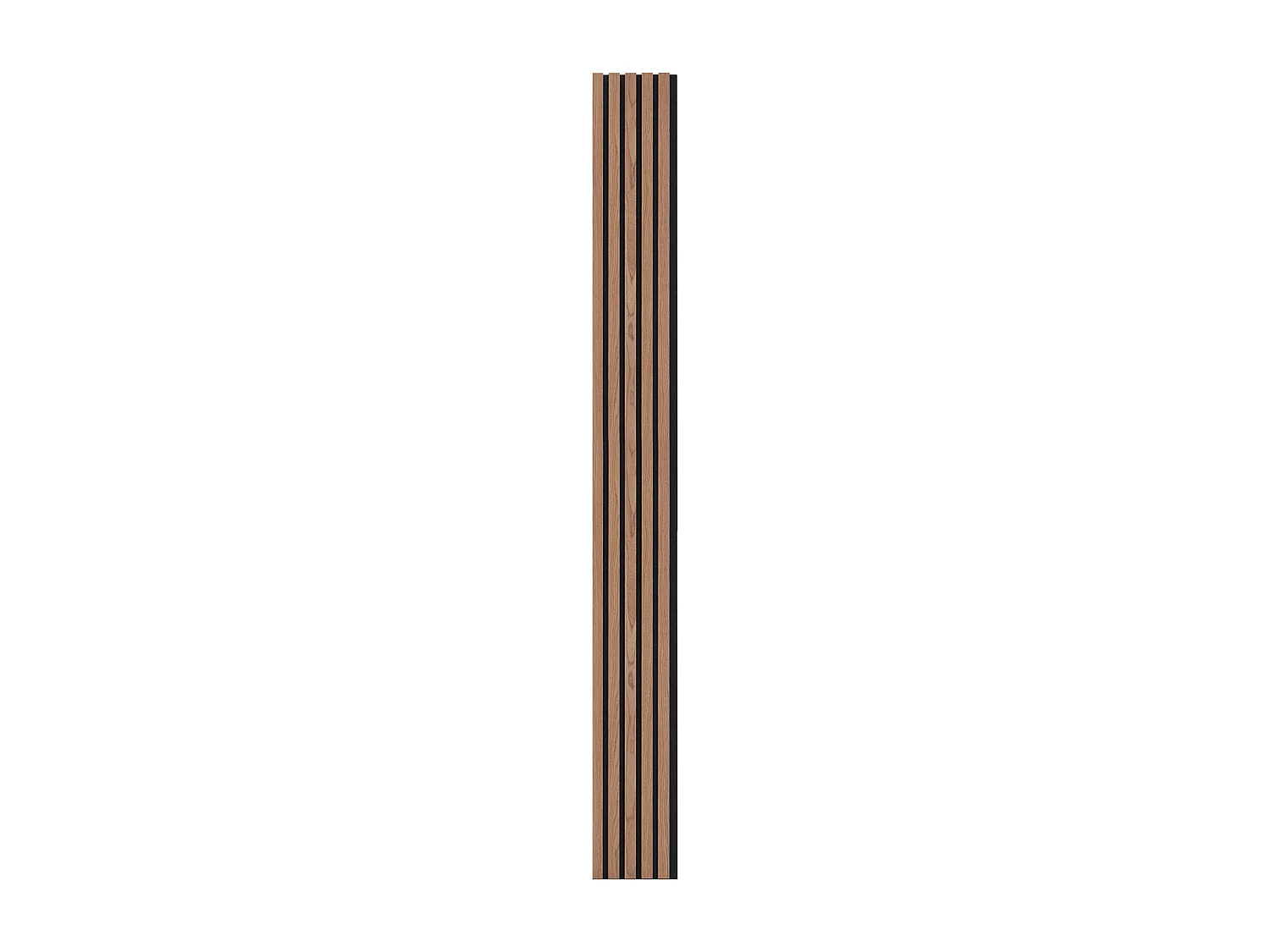 Akoestische Houten Lamellenpanelen SucceBuy, 20 x 240 cm, voor Wanddecoratie, met Hoge NRC-index van 0,85 en SGS-akoestische Certificering, Walnoot