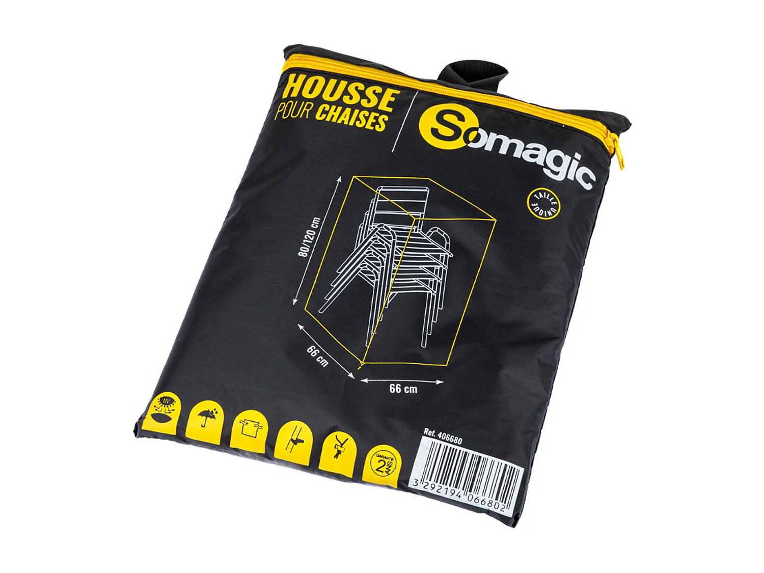 Hoes L 66 x B 66 x H 120 cm voor tuinstoelen