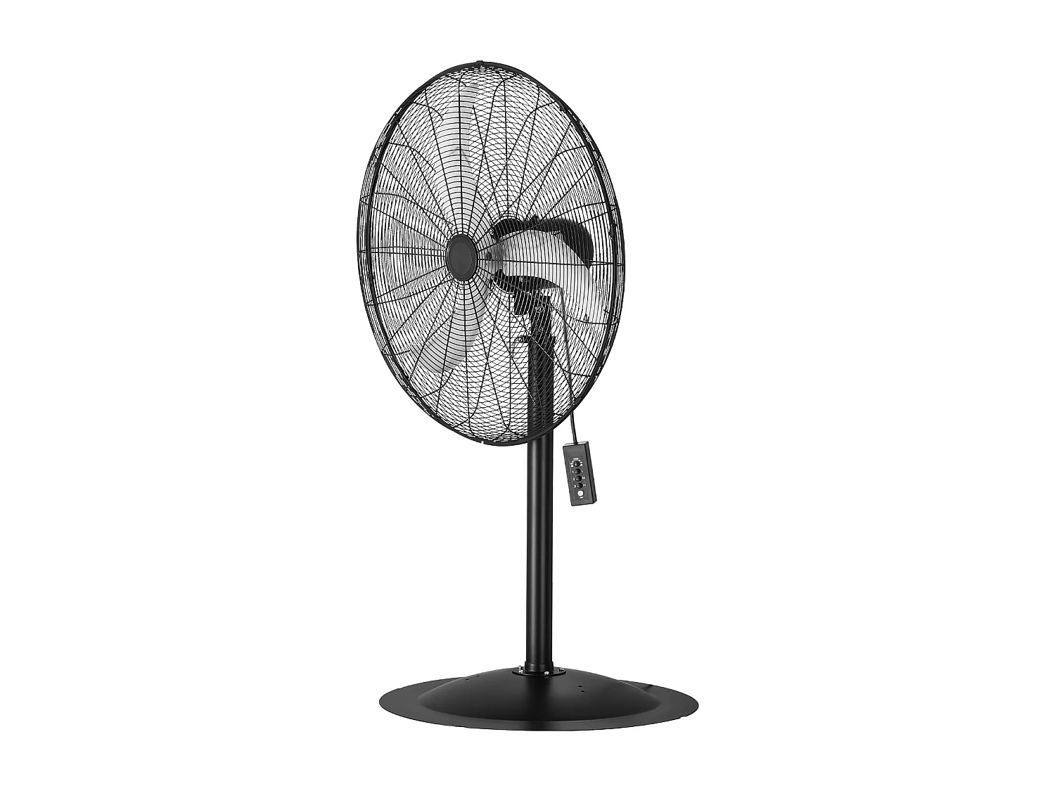 Industriële Staande Ventilator SucceBuy, 3 Snelheden, 76 cm, Oscillatorisch en Hoogte Verstelbaar