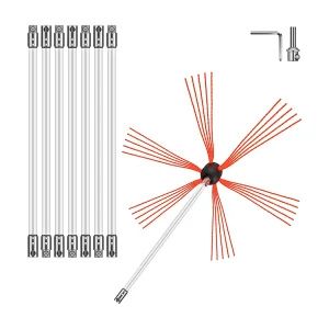Kaminepenseel-Kit SucceBuy, 66 cm, met 8 Nylonstaven, Buitelbare Penselen Kaminepenseel-Kit SucceBuy, 66 cm, met 8 Nylonstaven, Buitelbare Penselen