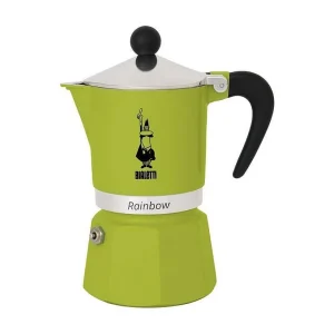 Italiaanse Koffiezetapparaat BIALETTI Rainbow Groen 6 Kopjes 0,30 L Italiaanse Koffiezetapparaat BIALETTI Rainbow Groen 6 Kopjes 0,30 L
