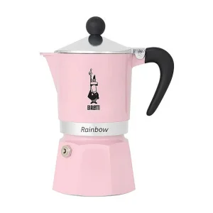 Italiaanse Koffiezetapparaat Rainbow 6T Aluminium Pastelroze Bialetti – 0006546 Italiaanse Koffiezetapparaat Rainbow 6T Aluminium Pastelroze Bialetti – 0006546