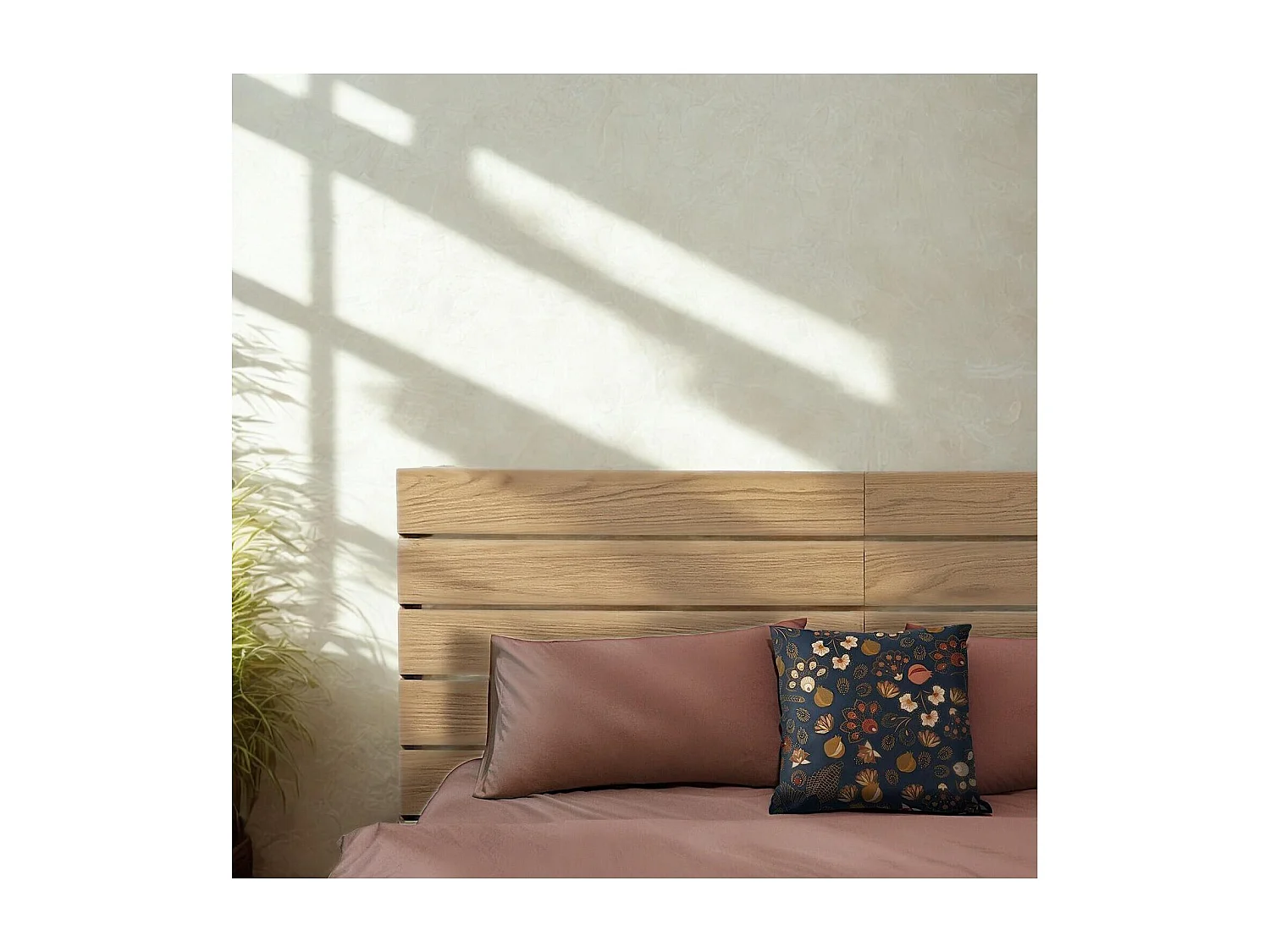 Houten hoofdbord 165x110 cm KABANN
