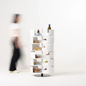 Infinity Wit met 6 legplanken – Design schoenenkast Infinity Wit met 6 legplanken – Design schoenenkast