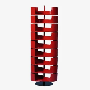 Infinity Rood met 9 legplanken – Design schoenenkast Infinity Rood met 9 legplanken – Design schoenenkast