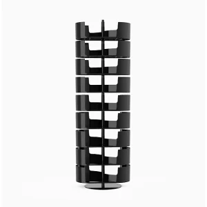 Infinity Zwart met 9 legplanken – Design schoenenkast Infinity Zwart met 9 legplanken – Design schoenenkast