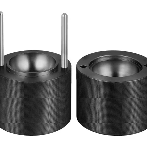 Ijsmaken Machine SucceBuy 61 mm, Rond Aluminium Ijspers, Zwart
