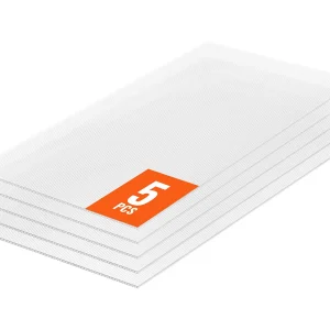 Kaspanelen SucceBuy van Polycarbonaat Set van 5, 61cm X 122 cm X 0.8 cm Dakplaten