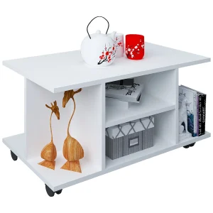 Houten Sofatic Koffietafel Rolls Findula