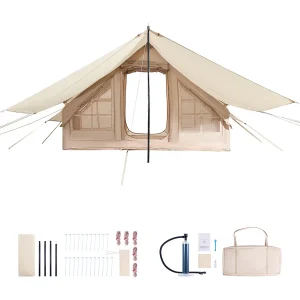 Kampeer Tent SucceBuy, Opblaasbaar voor Glamping voor 3 tot 5 Personen met Pomp Kampeer Tent SucceBuy, Opblaasbaar voor Glamping voor 3 tot 5 Personen met Pomp
