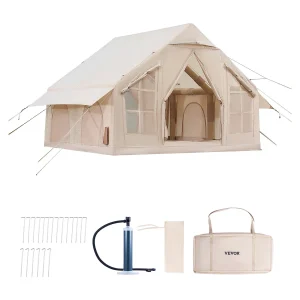 Kampeer Tent SucceBuy, Opblaasbaar voor Glamping voor 4 tot 6 Personen met Pomp Kampeer Tent SucceBuy, Opblaasbaar voor Glamping voor 4 tot 6 Personen met Pomp