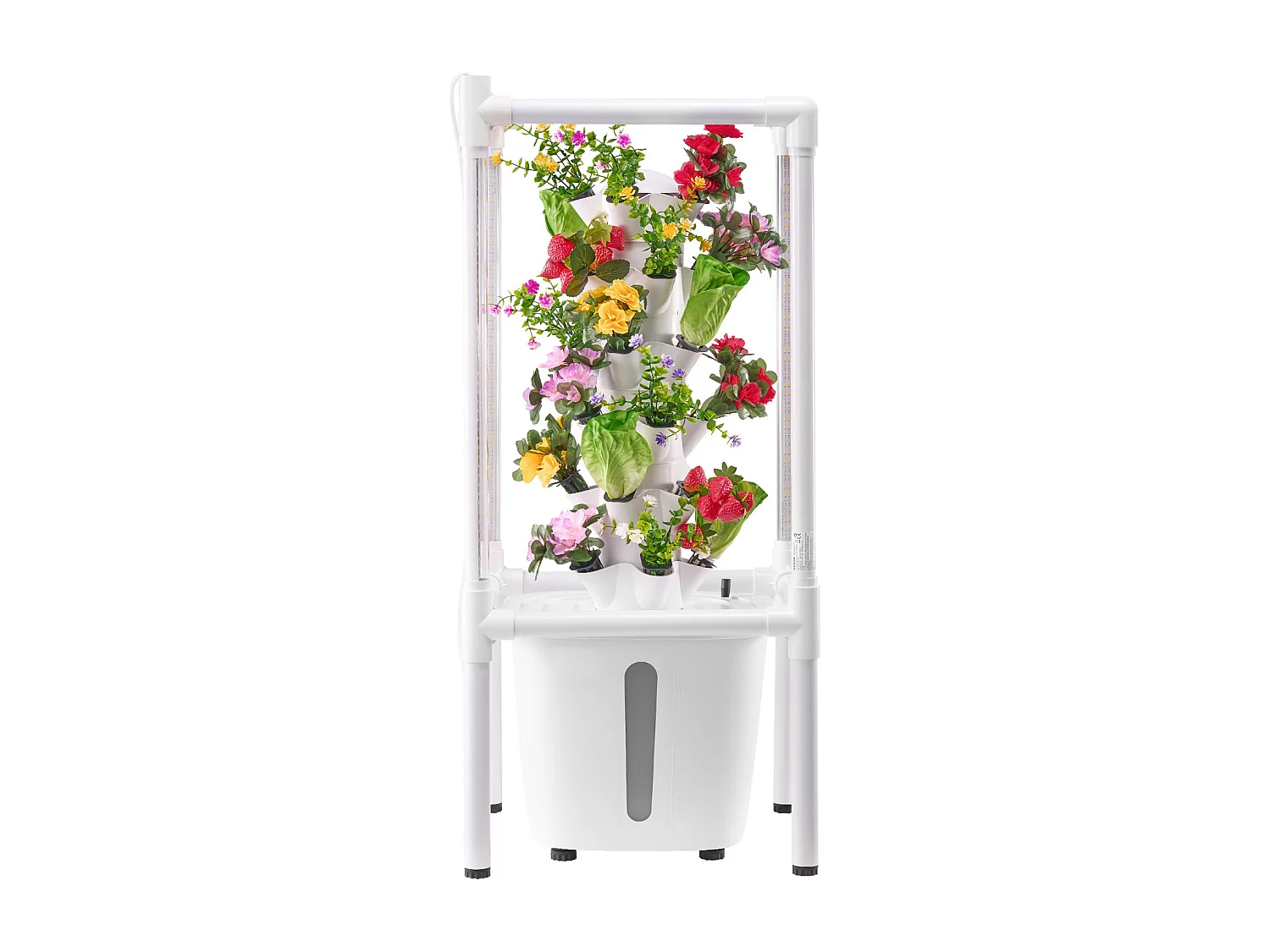 Hydrocultuursysteem SucceBuy met Groeilamp, 30 Plaatsen en 6 Niveaus, Verticale Tuin voor Thuis met Waterpomp, Kiemset voor Kruiden, Fruit en Groenten