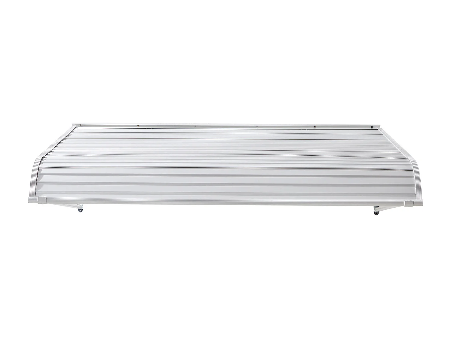 Ingangspoort Voorzet SucceBuy, 152,4x106,6 cm, Buitenpoortmarkies van Aluminium, Beschermingsshelter Tegen Regen, Sneeuw, Zon, voor Balkons
