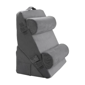 Ingeklapt Bedkussen SucceBuy, Instelbaar Orthopedisch Driehoekig Kussen, Schaumgevuld, Wasbare Hoes, Rugsteun, Verlichting van Zuurterugstroming, Donkergrijs Ingeklapt Bedkussen SucceBuy, Instelbaar Orthopedisch Driehoekig Kussen, Schaumgevuld, Wasbare Hoes, Rugsteun, Verlichting van Zuurterugstroming, Donkergrijs