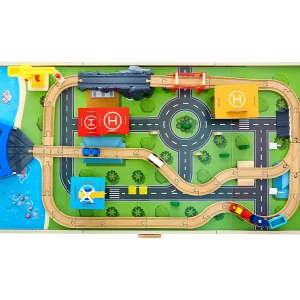 Houten Treinset SucceBuy, 62 Stuks, met Treinspoor, Dubbelzijdige 3-in-1-activiteitentafel om Mee te Spelen, Creatief Speelgoed voor Kinderen van 3 Jaar en Ouder Houten Treinset SucceBuy, 62 Stuks, met Treinspoor, Dubbelzijdige 3-in-1-activiteitentafel om Mee te Spelen, Creatief Speelgoed voor Kinderen van 3 Jaar en Ouder