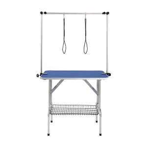 Huisdierentrimtafel SucceBuy, 914.4×609.6mm , 149,7 kg Draagvermogen, in Hoogte Verstelbaar met Klem, Opvouwbaar Huisdierentrimtafel SucceBuy, 914.4×609.6mm , 149,7 kg Draagvermogen, in Hoogte Verstelbaar met Klem, Opvouwbaar