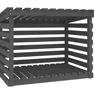 Jaredon Haardhoutrek 108x73x79 cm massief grenenhout grijs Jaredon Haardhoutrek 108x73x79 cm massief grenenhout grijs