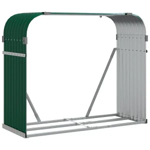 Jilles Haardhoutopslag 120x45x100 cm gegalvaniseerd staal groen Jilles Haardhoutopslag 120x45x100 cm gegalvaniseerd staal groen