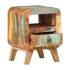 Jean-Romain Nachtkastje 30x30x41 cm massief gerecycled hout Jean-Romain Nachtkastje 30x30x41 cm massief gerecycled hout