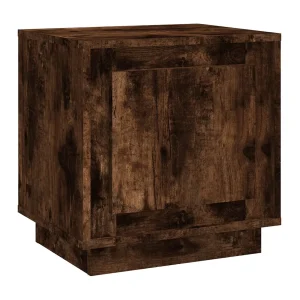 Jordy Nachtkastje 44x35x45 cm bewerkt hout gerookt eikenkleurig Jordy Nachtkastje 44x35x45 cm bewerkt hout gerookt eikenkleurig