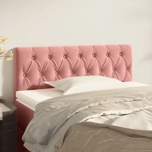Hoofdbord | Hoofdeinde 90x7x78/88 cm fluweel roze Hoofdbord | Hoofdeinde 90x7x78/88 cm fluweel roze