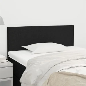 Hoofdbord | Hoofdeinde 80x5x78/88 cm stof zwart Hoofdbord | Hoofdeinde 80x5x78/88 cm stof zwart