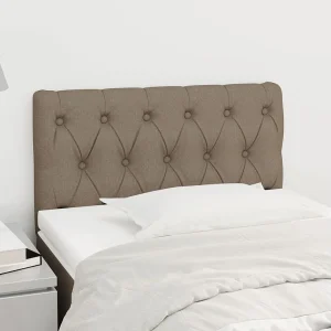 Hoofdbord | Hoofdeinde 80x7x78/88 cm stof taupe Hoofdbord | Hoofdeinde 80x7x78/88 cm stof taupe