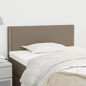 Hoofdbord | Hoofdeinde 90x5x78/88 cm stof taupe Hoofdbord | Hoofdeinde 90x5x78/88 cm stof taupe