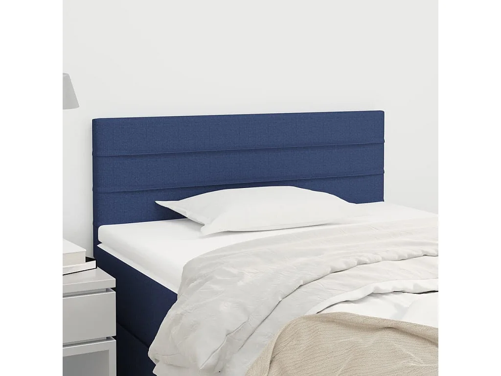 Hoofdbord | Hoofdeinde 100x5x78/88 cm stof blauw